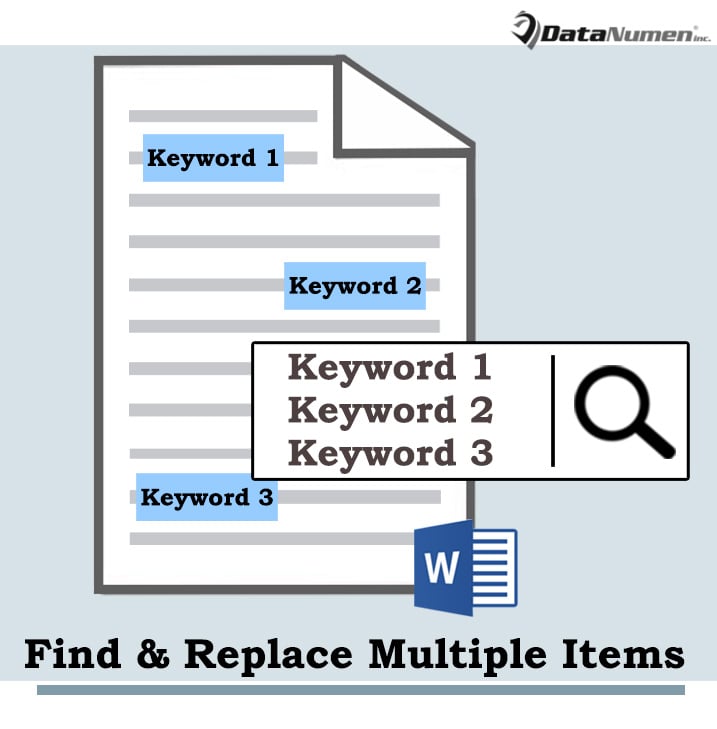 Find And Replace Multiple Items