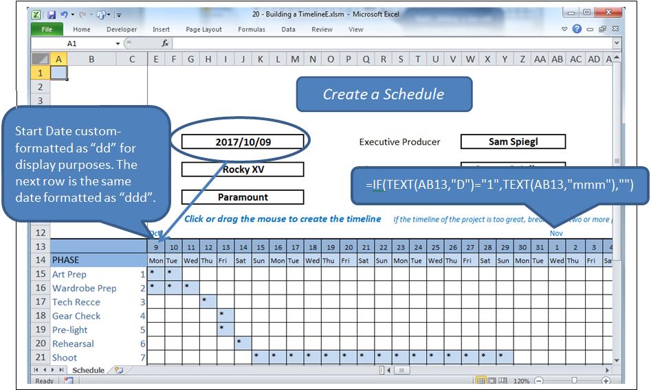 how-to-create-a-project-schedule-with-click-and-drag-in-excel